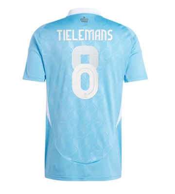 Belgien Youri Tielemans #8 Replika Udebanetrøje EM 2024 Kortærmet
